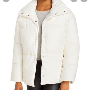 Bagatelle faux leather puffer